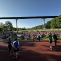 Begrüßung im Stadion am Kohlberg