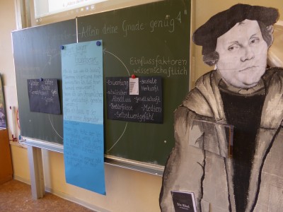 Luther-Ausstellung der Oberstufe