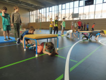 Wettspiele in der Sporthalle